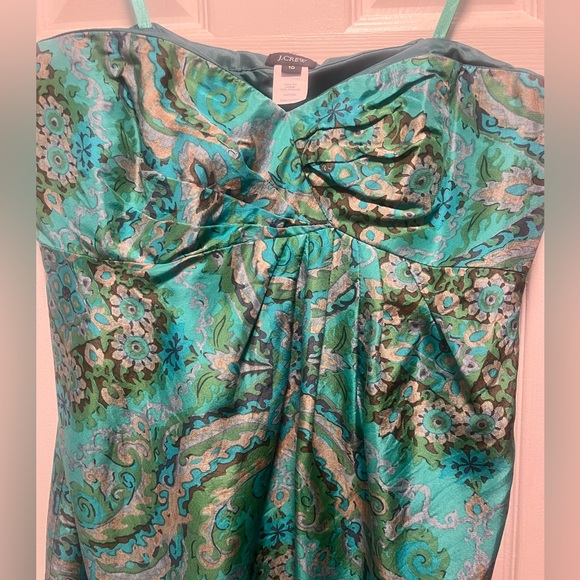 J Crew - Women’s Silk Paisley Dress - Size 10 - Picture 4 of 9
